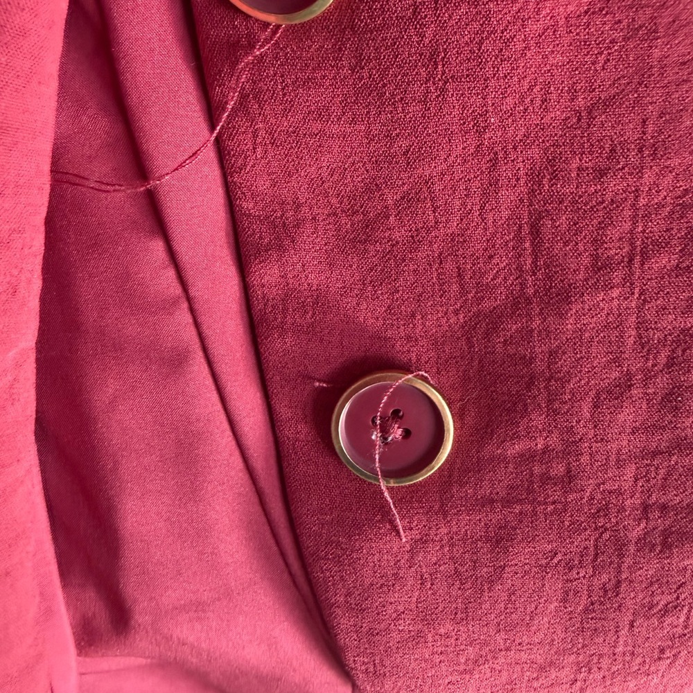 a new day Crimson Button-Front Sleeveless Tunic - Picture 6 of 6